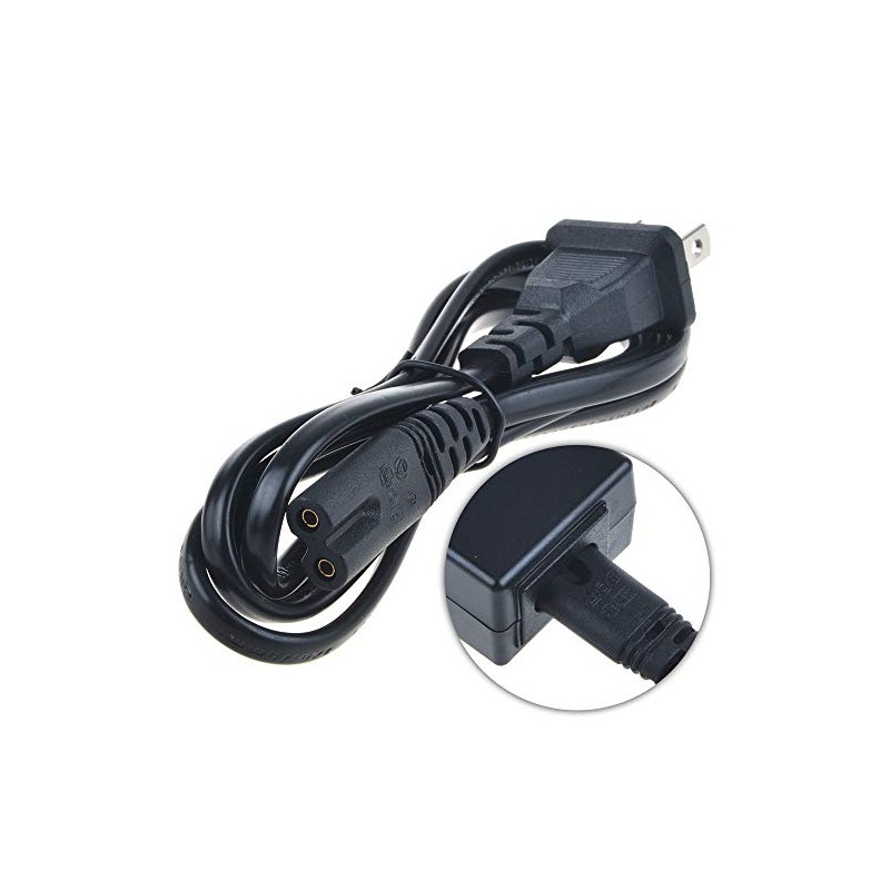 SKKSource AC Power Cord Cable 2-Prong Compatible with Comcast Cable