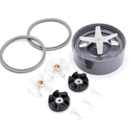 Replacement Parts Fit for Nutribullet 600w-900w 18OZ 24OZ 32OZ Premium Blade Gasket 10Pcs Set Mixer System Accessories, Extraction Blade, Rubber Base Gear, Top Base Gear, Bush Rubber, Gaskets