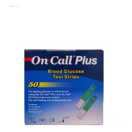 Tiras Reactivas 3 Cajas On Call Plus 150 Piezas Para Glucosa