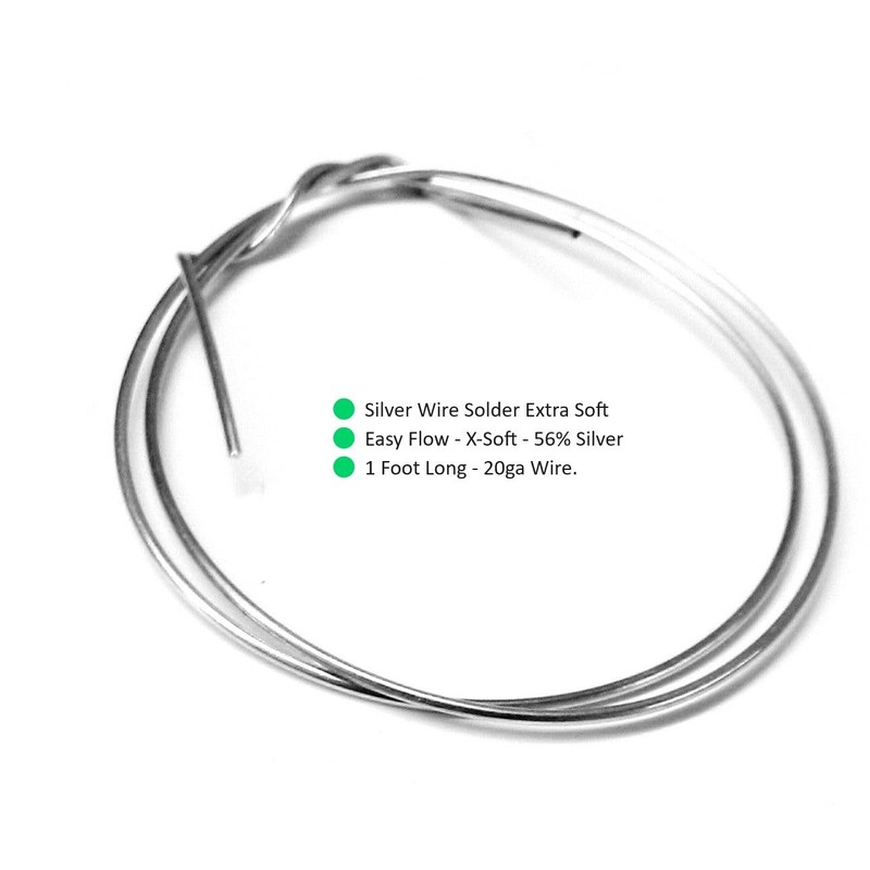 Silver Solder Wire Extra Easy Soft 20ga 56% 1 Ft