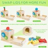 JUSTWOOD Montessori Toys for 1+ Year Old, 8-in-1 Wooden Play