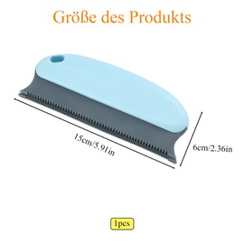 Pack of 3 Pet Hair Remover, Magic Paws, Pet Hair Remover Set for Removing Hair and Dust from Carpets, Sofas, Clothes (1 x 15 cm x 6 cm, 2 x 8 cm x 8 cm)