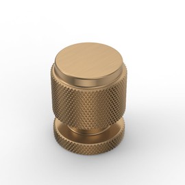 Asidrama 10 Pack Champagne Bronze Kitchen Cabinet Knobs Knurled Dresser Knobs Drawer Knobs Cabinet Hardware Knobs for Dresser Drawers