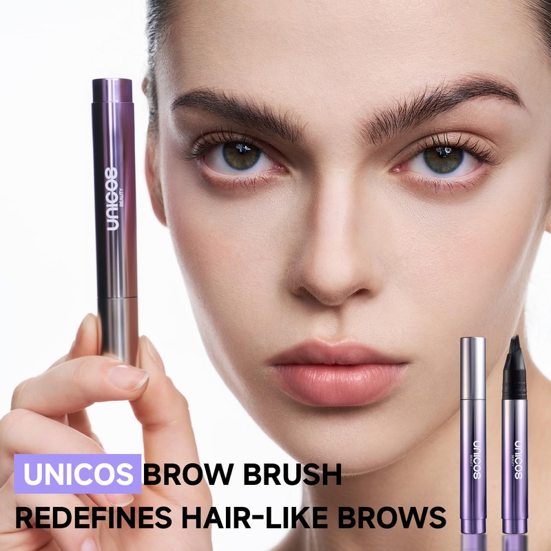Unicos Eyebrow Pen, Angled Brow Brush, Eyebrow Pencils for Women,
