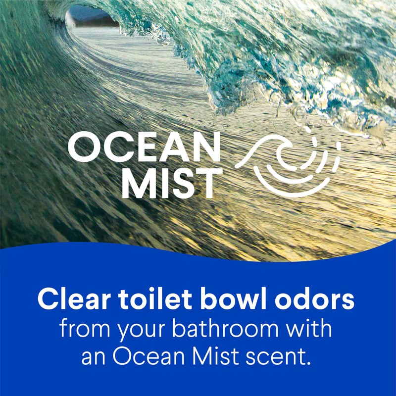 CLOROX Toilet Bowl Cleaner Clinging Bleach Gel, Ocean Mist, 24