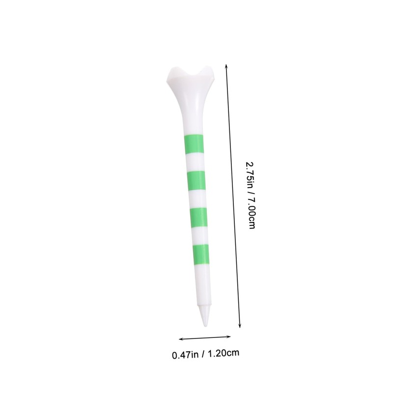 KOMBIUDA 20pcs Professional Golfs Tees Plastic Golfs Tees Plastic Golfs