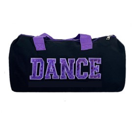 Girls Cute Ballet Dance Bag, Sports Bag, Handbag, Crossbody Bag,Ballerina Duffle Bag,for Dancer Girls (Purple)