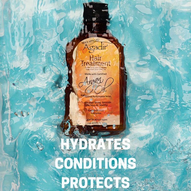 AGADIR Argan Oil Hair Treatment, 4 Fl Oz (Pack of