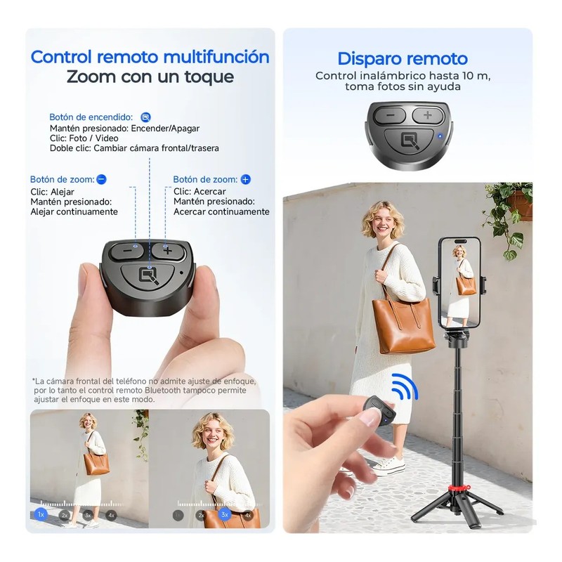 Soporte Selfie Stick Mini Para Celular Con Trípode