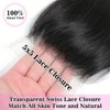 5x5 HD Lace Closure Human Hair Body Wave Closure 8