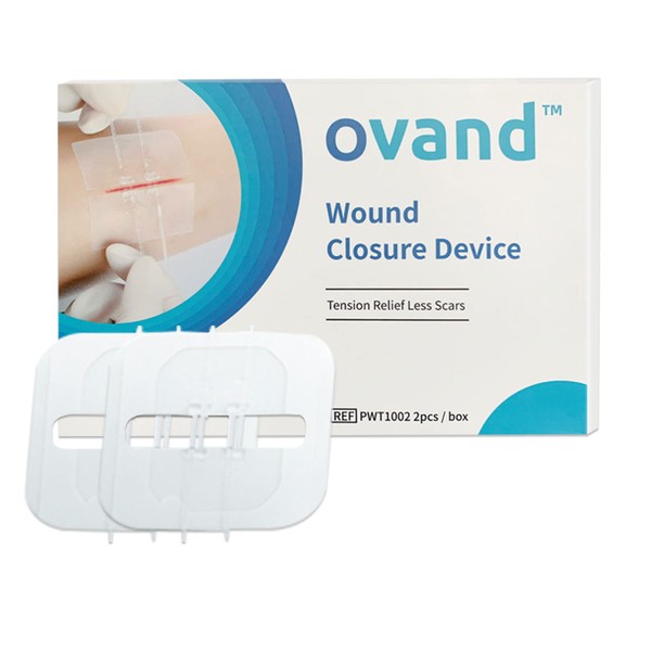 2pcs Wound Seam Strips, Clip Plasters, Seam Material, Wound Closure Strips, Butterfly Bandaids Laceration Closures Kits Bandages for Big Wound Care