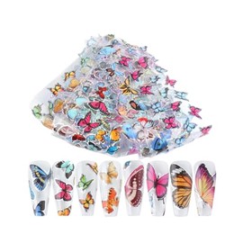 Generic Sea World Fish Shark Shell Horse Star Nail Foil Transfer Sticker 10Pcs 20X4Cm Xk8102 Nail Wraps Art Stickers Manicure Supplies for Women for Home Nails Full Long Lasting Easy Apply and Remove