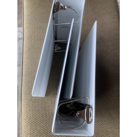 Worldwide 3 Ring Binder Worldwide Pro Angle D Ring 3” Ring White (2 Pack)