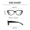 Cyxus Thick Cell Frame, Date Glasses, Blue Light Reduction, No