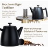 Vaja Trends Double-walled teapot, insulated and drip-free, stainless steel, matte