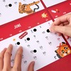 WANSTE 0.25 Inch Round Permanent Adhesive Color-Code Dot Stickers,Black Small