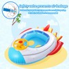 Rocket Shape Baby Swimming Ring, Inflatable Rockets Space Swimming Float