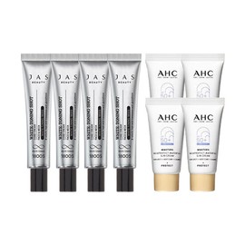 Jas White Toning Shot Spot Cream 15ml x4 + AHC Waterfull Sunscreen 7ml x4 / 쟈스 화이트 토닝샷 기미크림 15ml x4 + AHC 워터풀 선크림 7ml x4