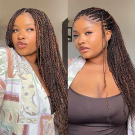 QVR Afro Kinkys Bulk Human Hair for Dreadlock Extensions Repair Locs, Twist Braiding Afro Kinky Human Hair for Locs 1 Pack 50 Gram Highlight Color