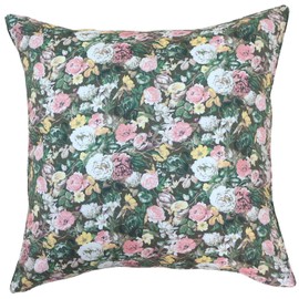 DDintex FLORET LONDON Cushion Cover Blossworth Green 45x45cm [With Liberty Print]