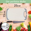 KPYTO Breakfast Boards Set of 4 25 x 15 cm