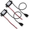 Weewooday 12v to 5v Dc Converter Buck Module USB Output