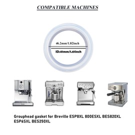 Replacement Coffee Machine Grouphead Gasket For Breville ESP8XL 800ESXL BES820XL ESP6SXL BES250XL Espresso Maker Silicone seal ring accessories