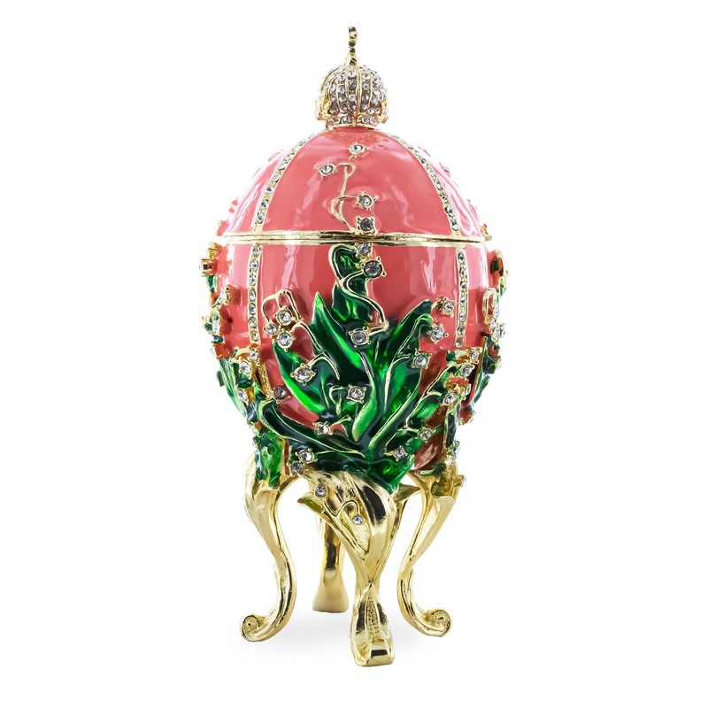 BestPysanky 1898 Lilies of The Valley Royal Imperial Easter Egg