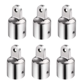 KEJJNYER 6 Pack 316 Stainless Steel Bimini Top Eye End Caps 7/8 inch, Boat Bimini Top End Cap Parts, Boat Bimini Hardware End Cap Heavy Duty
