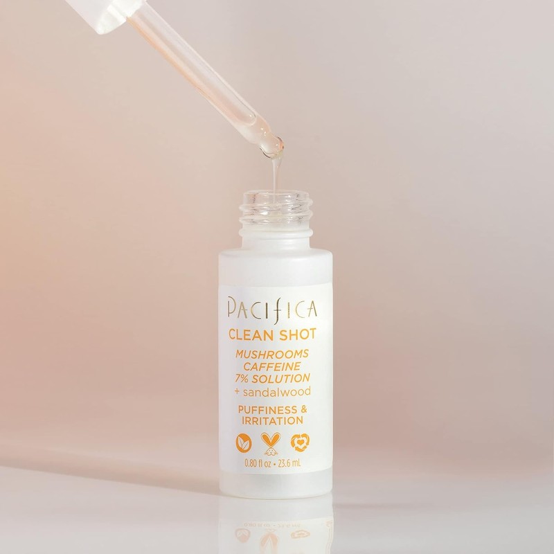 Clean Shot Mushrooms and Caffeine 7 Percent by Pacifica for