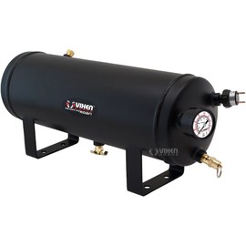 Vixen Horns 1.5 Gallon (6 Liter) Train/Air Horn Tank with 150 PSI Compressor Onboard System/Kit 12V VXO8715