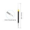 PATIKIL 0.5mm Ink Pen Refills Black, 100 Pcs Replaceable Gel