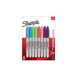 Sharpie Marcadores Permanentes, Punta Fina, Surtidos, 8 Piezas, 1812776