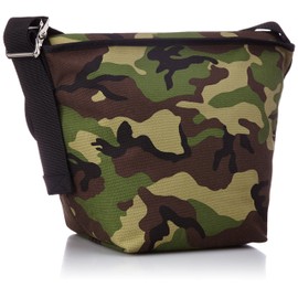 Manhattan Portage Small Vintage Messenger Bag With Indestructible Metal Strap Adjuster Water Resistant (Camofluage)