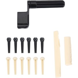 1 juego de pasadores de puente de guitarra de repuesto para 6 cuerdas, accesorios de guitarra ac¨²stica, accesorios de guitarra ac¨²stica
