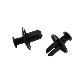 INFINAUTO 100 Pcs 8mm Hole Plastic Screw in Fastener Rivets Retainer Clips Durable Material Stylish Design