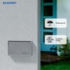 ELEGRP Horizontal Outdoor Cover for Decotative Receptacles, Weatherproof Wall Plate,