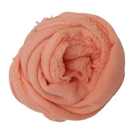 Women Crinkle Hijab Scarf Cotton Blend Soft Scarf Shawl Long ladies Scarves Head Scarf For Ladies scarf for women uk scarf gifts for women (LIVING CORAL) (LIVING CORAL)