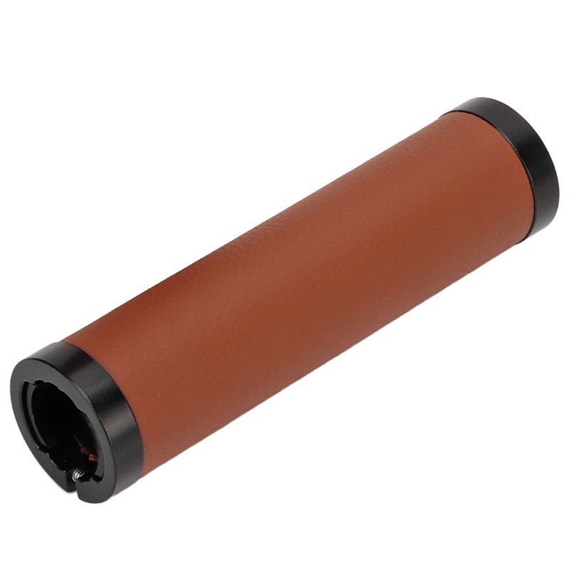 Bike Grips Shockproof Prevent Slip Soft Fiber Leather Handlebar Grips