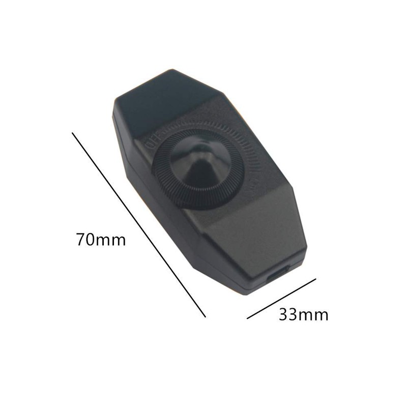 ZaishunNT Inline Dimmer Switch 220-240V Knob Dimmer Switch Lights Switch