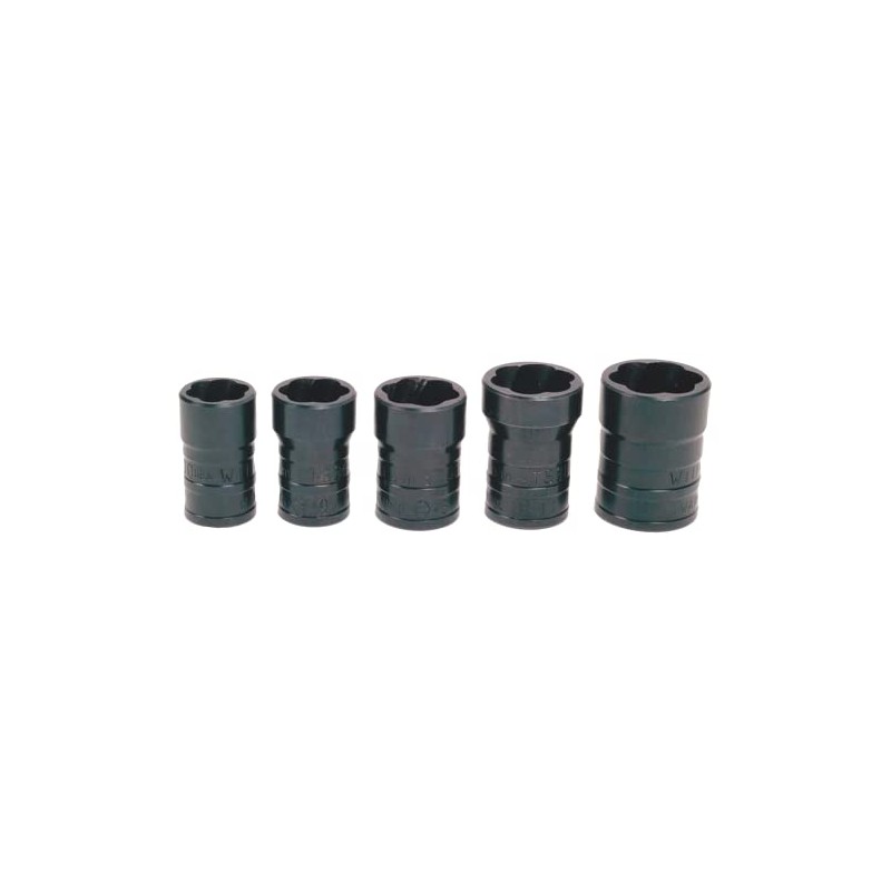 Williams TSFS5005 5-Piece Turbo Socket Salvage Socket Set