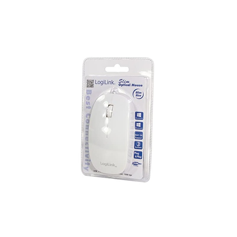 LogiLink ID-0062 Flat Style Slim USB Optical Mouse