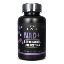 Nad  Resveratrol Quercetina Antiox Premium 60 Caps Azga Lab                                                                                           