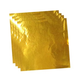 MAGICLULU 200pcs Foil Wrapping Paper Glossy Aluminium Foil Wrapping for Parties Birthdays Events