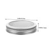 ABOOFAN 6pcs Stainless Steel Jar Sprout Lids Mesh Screen for