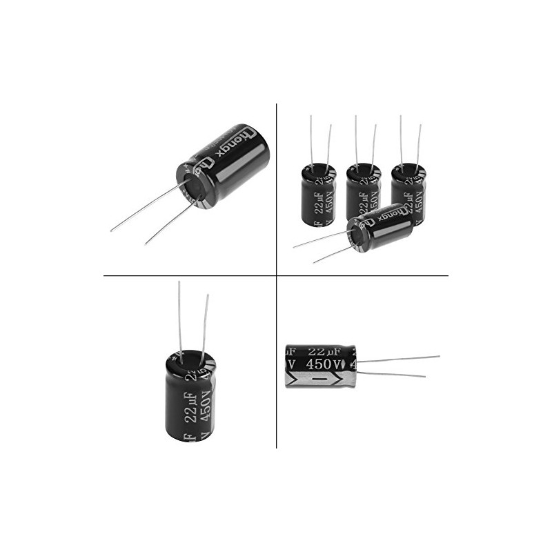 Pack of 20 450V 22uf 105 Lines Axial Electrolyte Polar