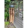 Cohasset 167 Burnt Flower Wind Chime, Medium, Brown