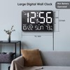Soobest Large Display Digital Wall Calendar Clock with Date Day