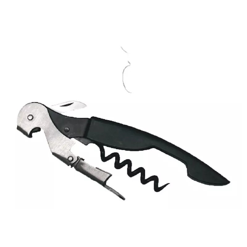 KASABLANCA Sacacorchos Y Bomba De Vacio Inoxidable + 2 Tapones