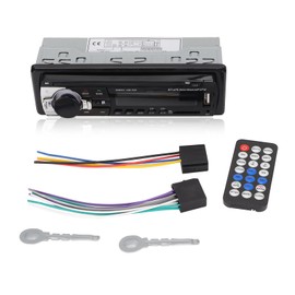 Car Radio, Multimedia Car Radio, Bluetooth Audio and Hands-Free Function, Voice Transmission, Dual BT Player, AI Voice Control, MP3/USB, FM Radio, Support for Audio Recording